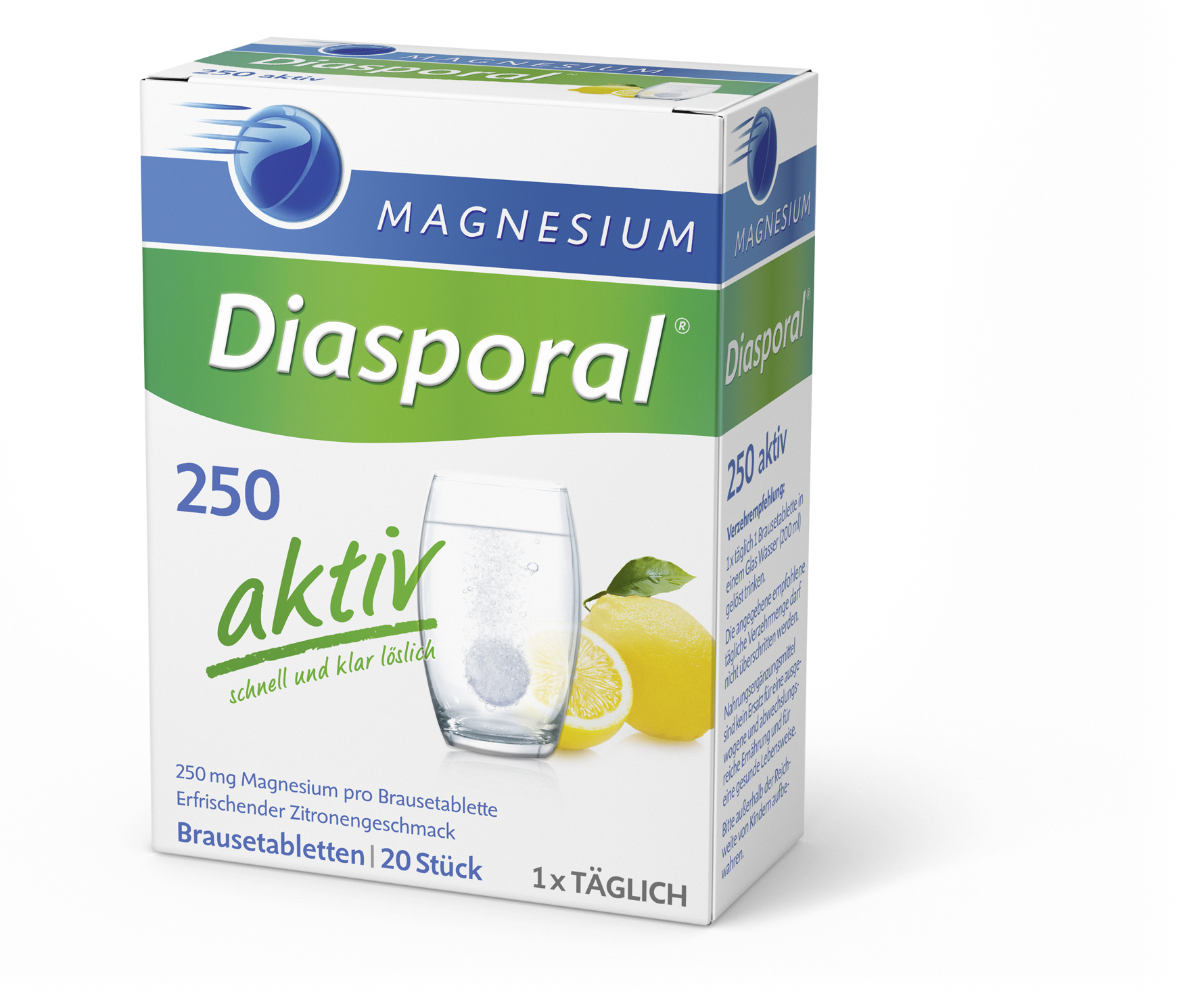 Magnesium Diasporal 250 aktiv 20